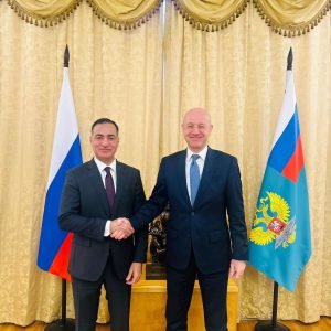 السفير المصري في موسكو يلتقي مع نائب وزير الخارجية الروسي للشئون متعددة الأطراف