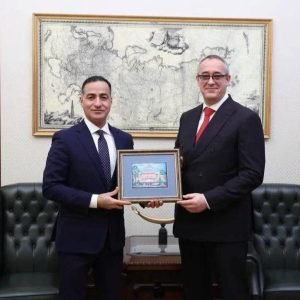 السفير المصري في روسيا يزور مجلس دوما موسكو ويعقد جلسة مباحثات مع رئيس المجلس
